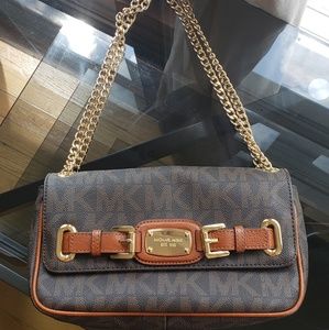 Brown leather Michael Kors Handbag